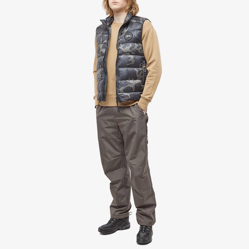 Canada Goose Men's Black Disc Crofton Vest Black Classic Camo